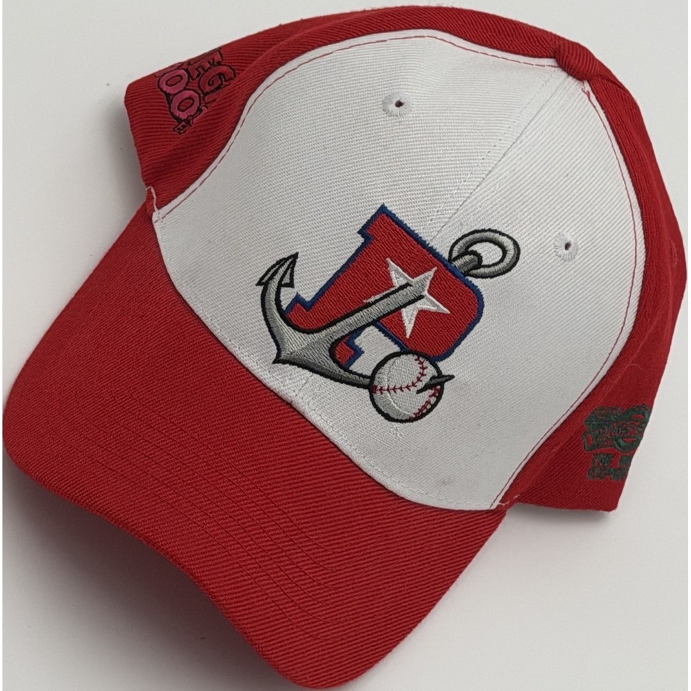 Stockton Ports Hat Baseball Cap One Size MiLB Minors White And Red